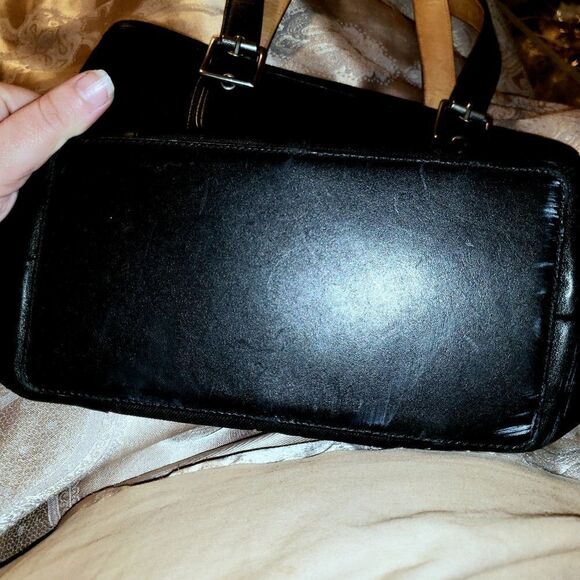 Coach | Black Canvas Purse - Picture 2 of 6